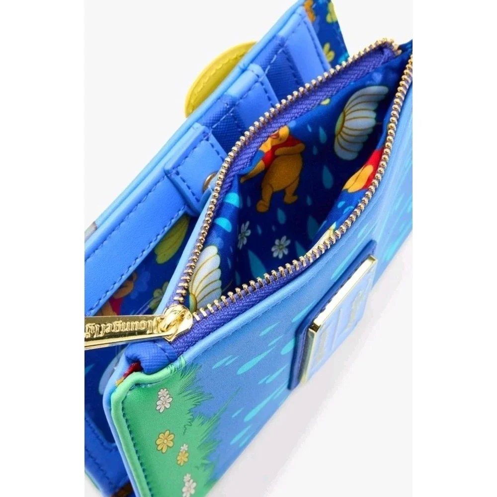 Loungefly Disney Winnie the Pooh & Friends Rainy Daisy Umbrella Backpack +Wallet